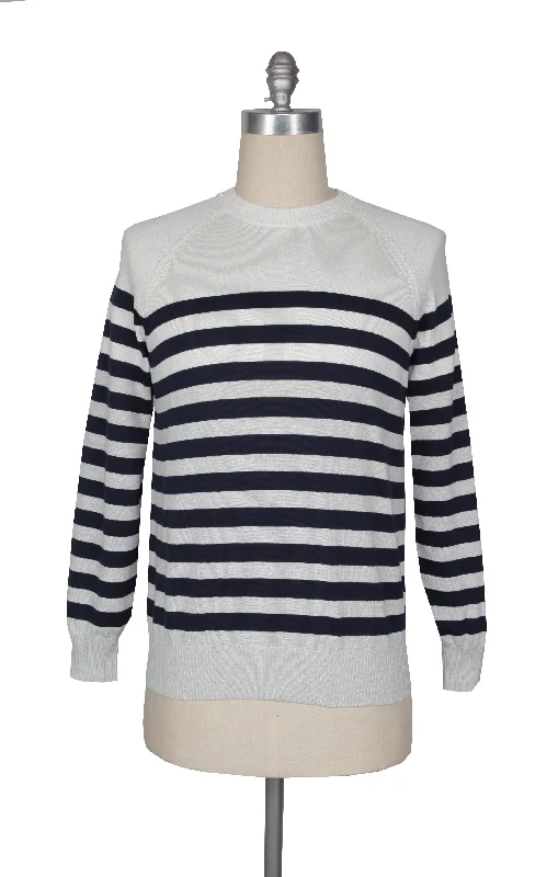 Brunello Cucinelli White Crewneck Sweater