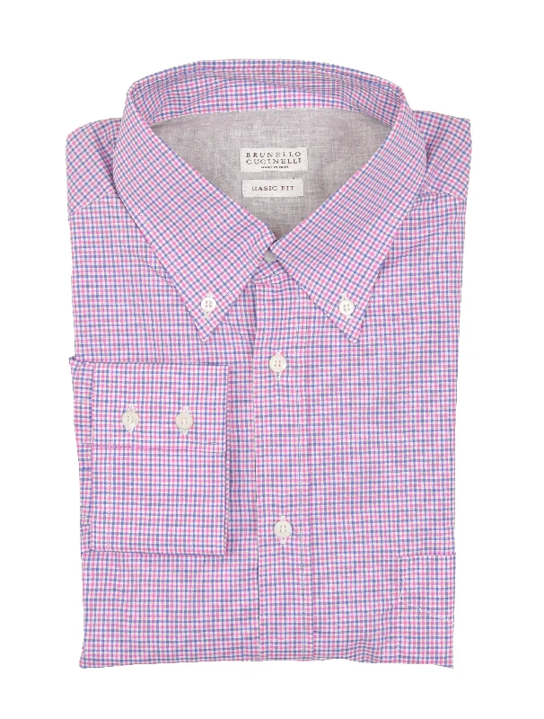 Brunello Cucinelli Pink Shirt - Full