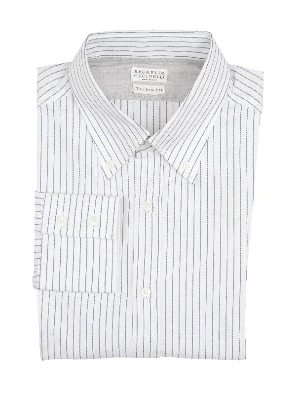 Brunello Cucinelli White Shirt - Slim