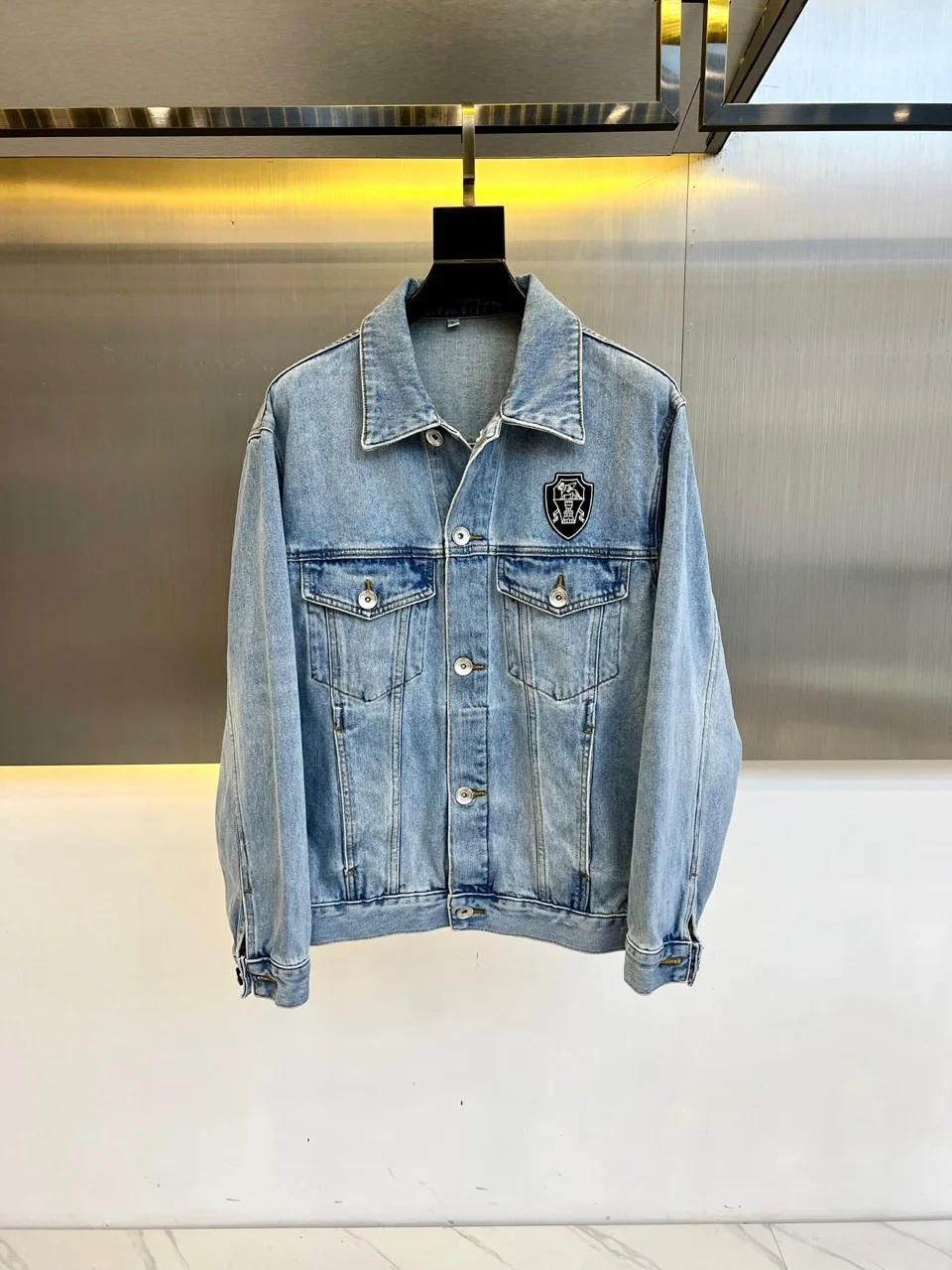 Brunello Cucinelli Classic Patch Pocket Denim Jacket – 2025 Menswear Collection